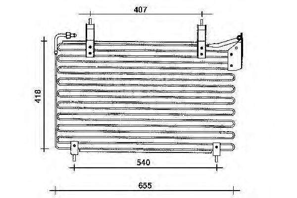 WEBASTO 82D0225150A Конденсатор, кондиціонер