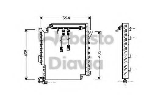 WEBASTO 82D0225170A Конденсатор, кондиціонер