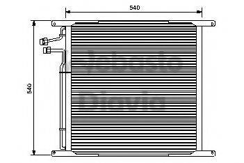 WEBASTO 82D0225415A Конденсатор, кондиціонер