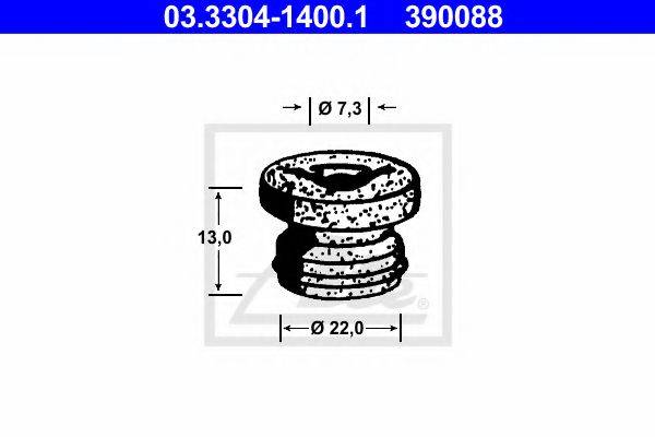 ATE 03330414001 Пробка, бачок гальмівної рідини