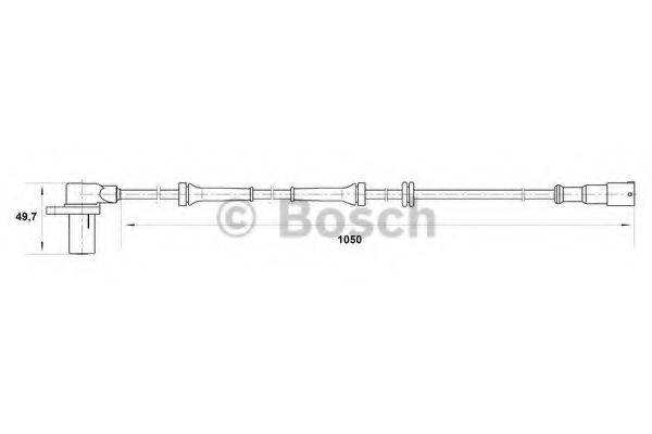 BOSCH 0265006414 Датчик, частота обертання колеса