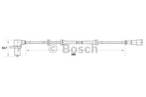 BOSCH 0265006442 Датчик, частота обертання колеса