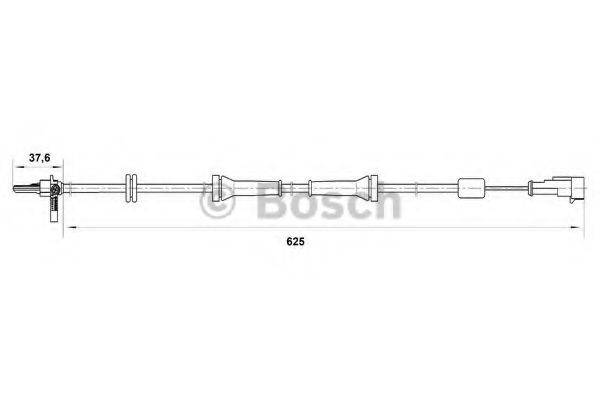 BOSCH 0265007018 Датчик, частота обертання колеса