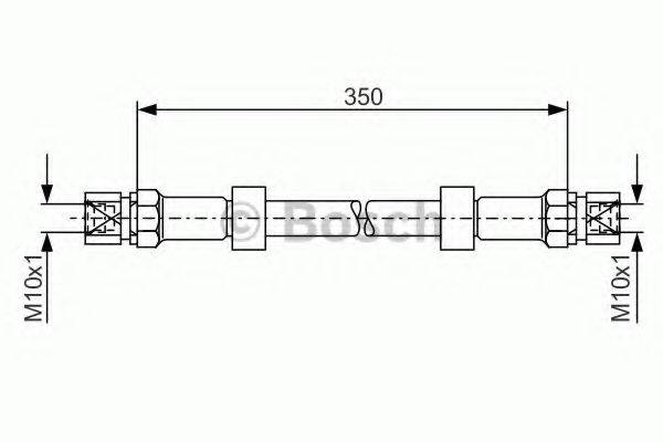 BOSCH 1987476008 Гальмівний шланг