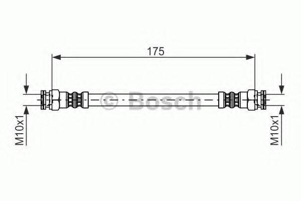 BOSCH 1987476012 Гальмівний шланг