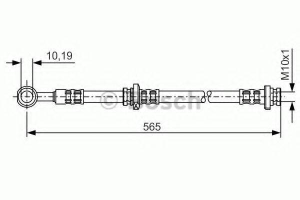 BOSCH 1987476133 Гальмівний шланг