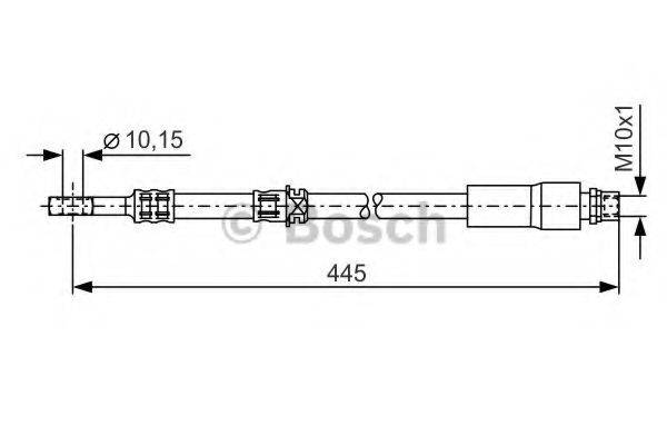 BOSCH 1987476455 Гальмівний шланг