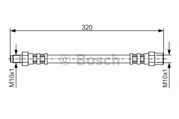 BOSCH 1987476610 Гальмівний шланг