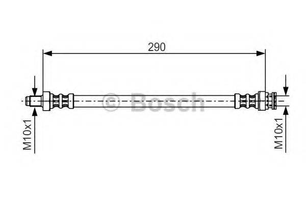 BOSCH 1987476688 Гальмівний шланг