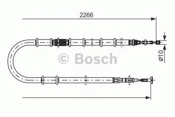 BOSCH 1987477559 Трос, стоянкова гальмівна система