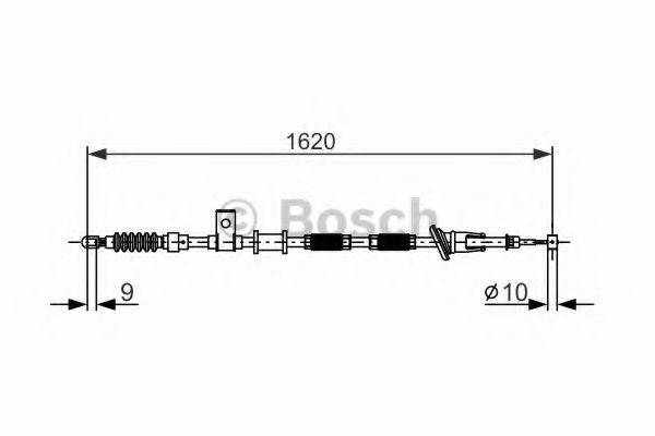 BOSCH 1987477894 Трос, стоянкова гальмівна система