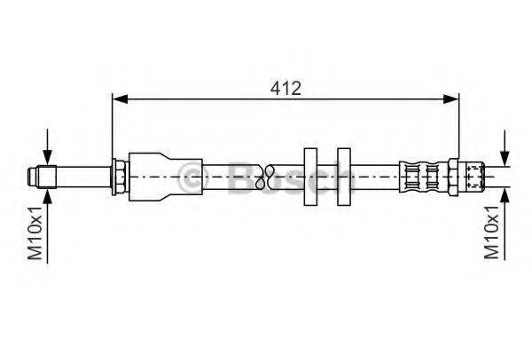 BOSCH 1987481021 Гальмівний шланг