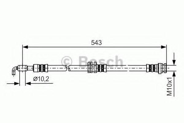 BOSCH 1987481230 Гальмівний шланг