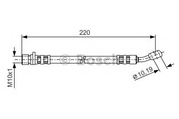 BOSCH 1987481237 Гальмівний шланг