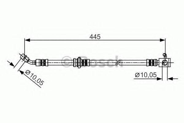 BOSCH 1987481263 Гальмівний шланг