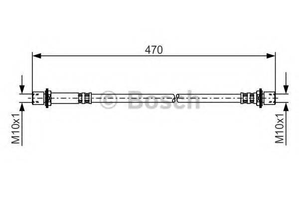 BOSCH 1987481349 Гальмівний шланг