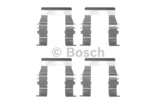 BOSCH 1987474325 Комплектуючі, колодки дискового гальма