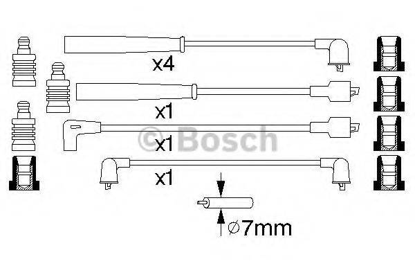 BOSCH 0986356935 Комплект дротів запалювання