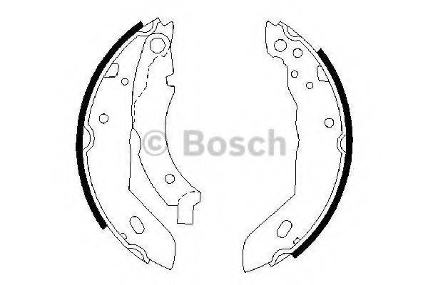 BOSCH 0986487084 Комплект гальмівних колодок