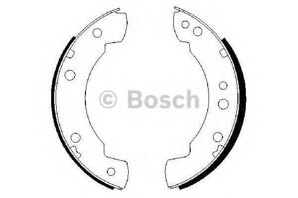 BOSCH 0986487232 Комплект гальмівних колодок