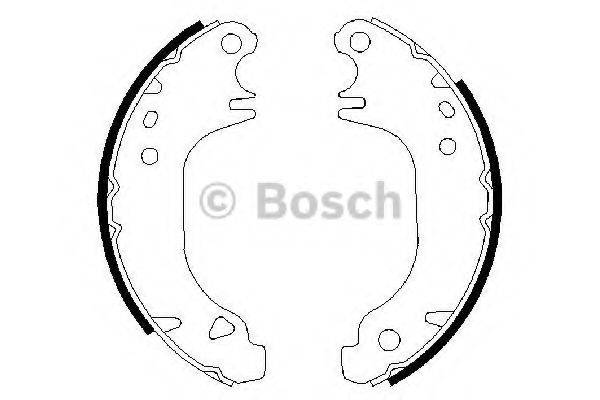 BOSCH 0986487274 Комплект гальмівних колодок