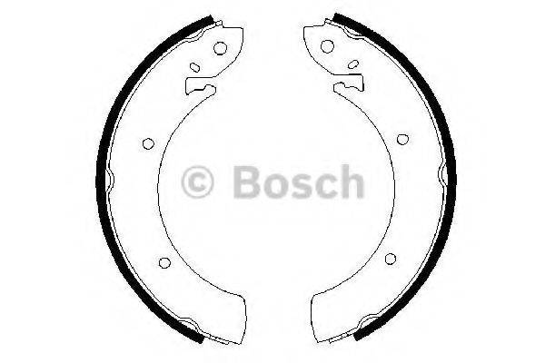 BOSCH 0986487315 Комплект гальмівних колодок