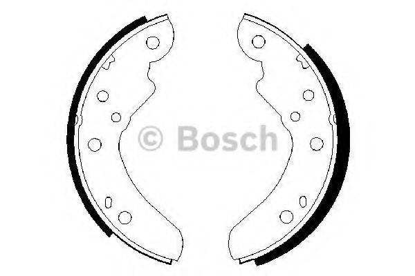 BOSCH 0986487420 Комплект гальмівних колодок