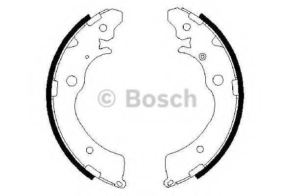 BOSCH 0986487440 Комплект гальмівних колодок