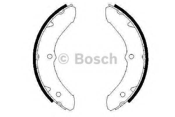 BOSCH 0986487468 Комплект гальмівних колодок