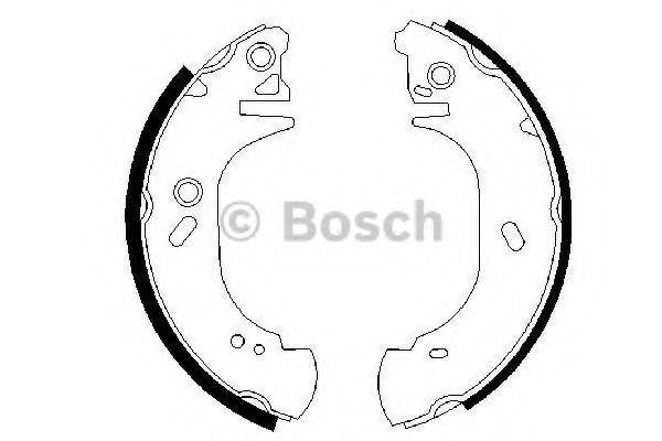 BOSCH 0986487525 Комплект гальмівних колодок