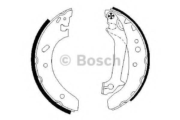 BOSCH 0986487674 Комплект гальмівних колодок