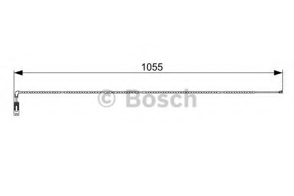 BOSCH 1987473001 Сигналізатор, знос гальмівних колодок