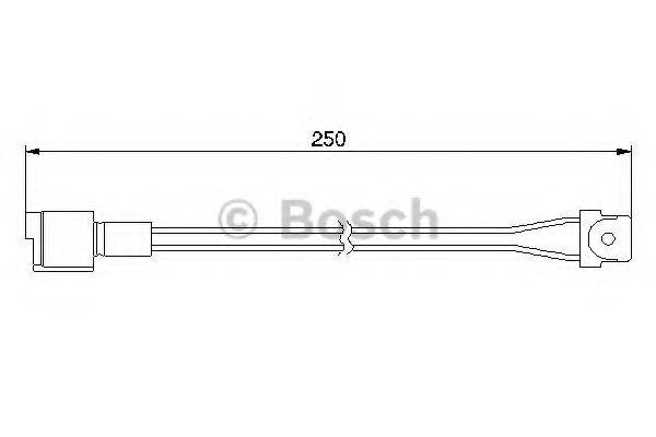 BOSCH 1987474905 Сигналізатор, знос гальмівних колодок