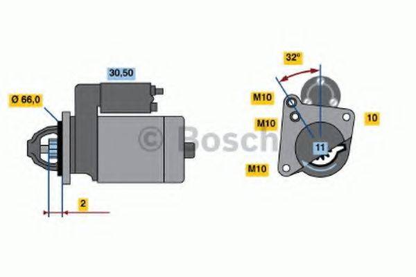 BOSCH 0001108182 Стартер