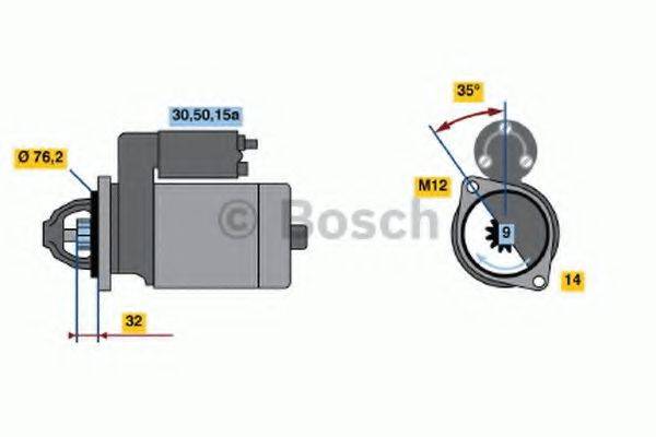 BOSCH 0001110029 Стартер