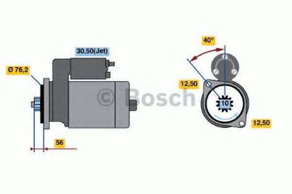 BOSCH 0001121016 Стартер