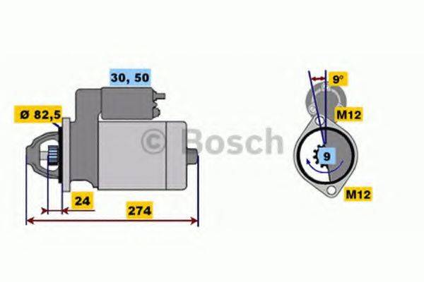 BOSCH 0001218111 Стартер