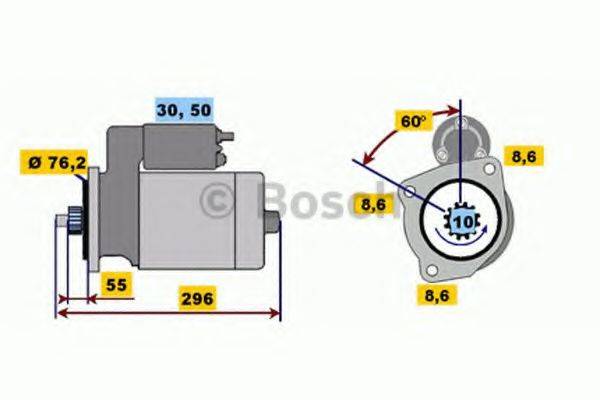 BOSCH 0001218116 Стартер