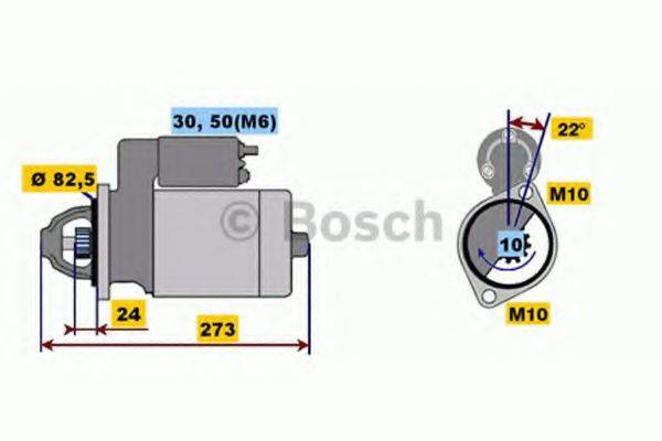 BOSCH 0001218140 Стартер