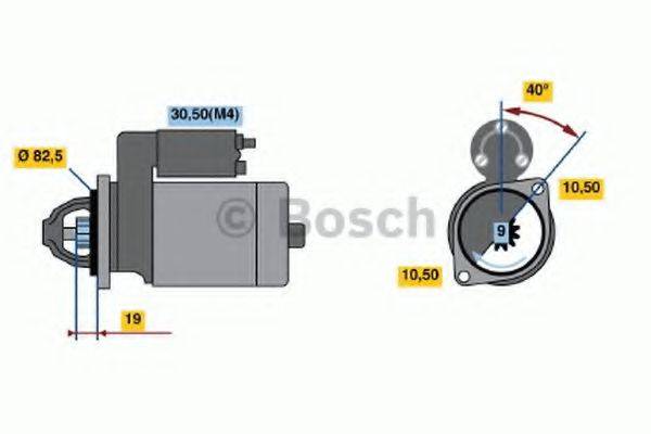 BOSCH 0001218722 Стартер