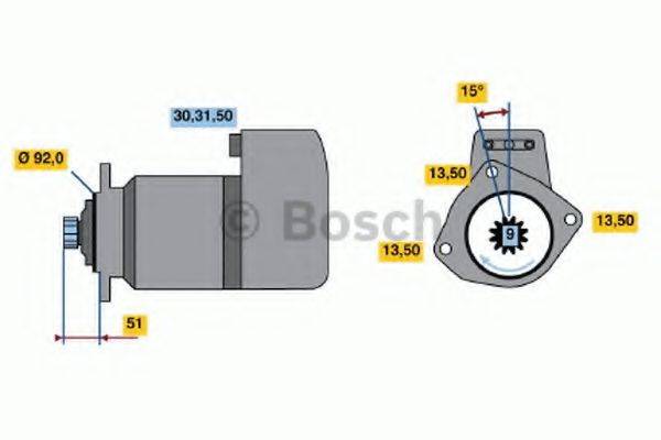 BOSCH 0001416078 Стартер