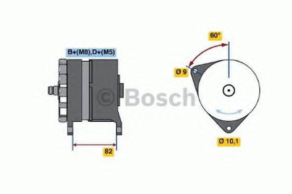 BOSCH 0120468019 Генератор