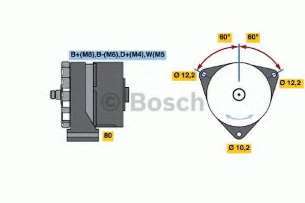 BOSCH 0120469036 Генератор