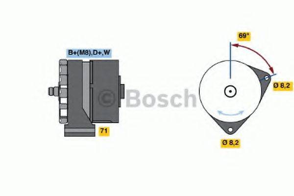 BOSCH 0120469788 Генератор