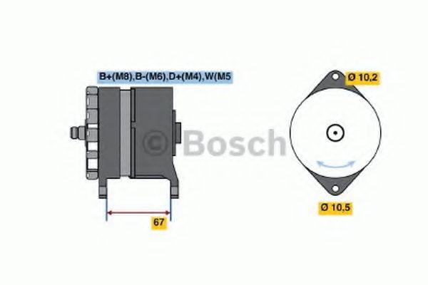 BOSCH 0120469963 Генератор
