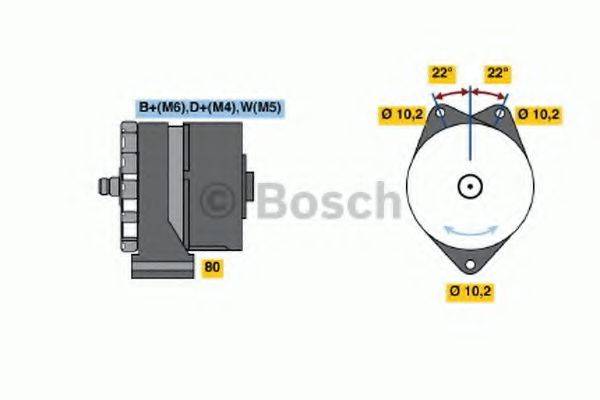 BOSCH 0120488273 Генератор