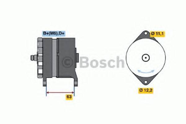 BOSCH 0120489106 Генератор