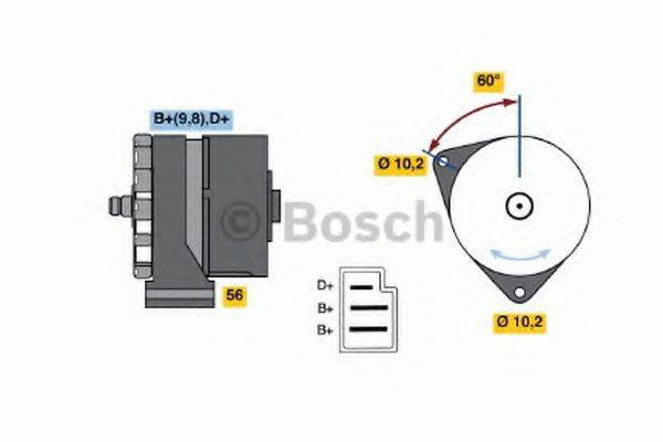 BOSCH 0120489325 Генератор