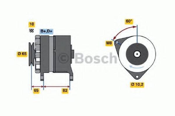 BOSCH 0120489361 Генератор