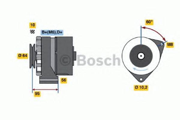 BOSCH 0120489476 Генератор